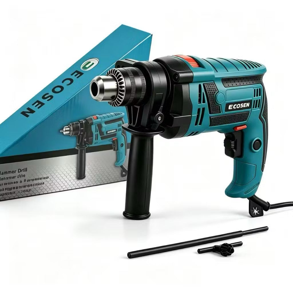 Furadeira Elétrica de Impacto 13mm 900W Auto Reverso – Ecosen