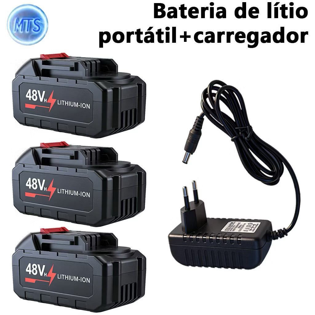 Bateria PowerMax 48V Lithium Pro + Carregador Bivolt