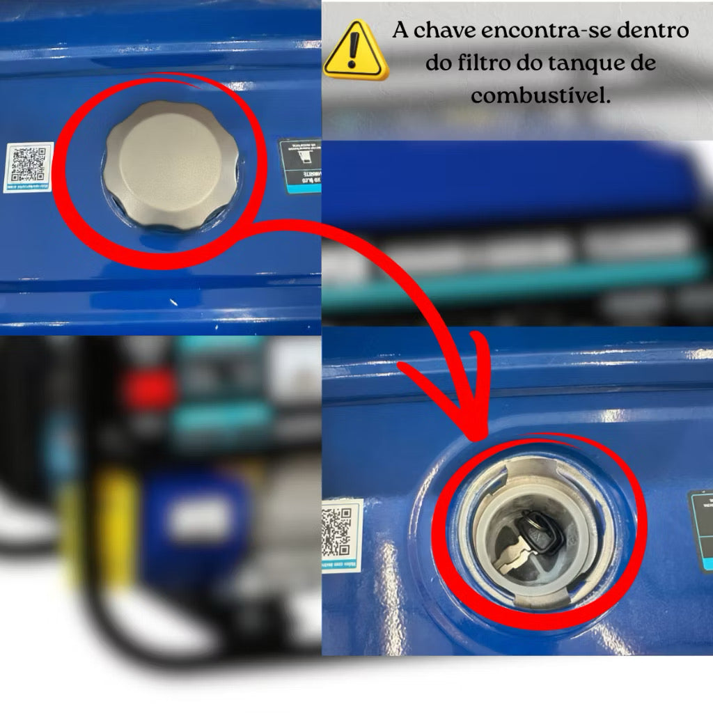Gerador PowerMax 3.75KVA Partida Elétrica 110/220V