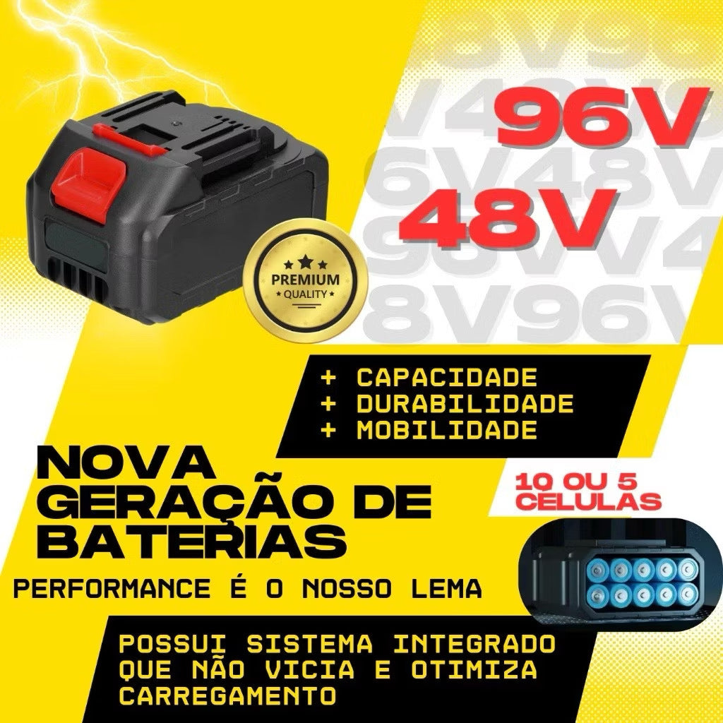 Bateria PowerMax 48V Lithium Pro + Carregador Bivolt