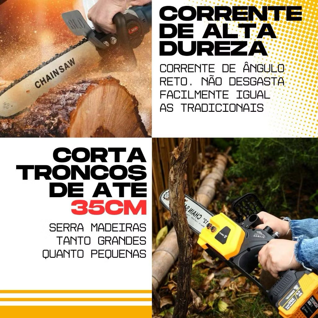 Kit Poda Profissional 48V 2 em 1 | Garantia Oficina Tools®