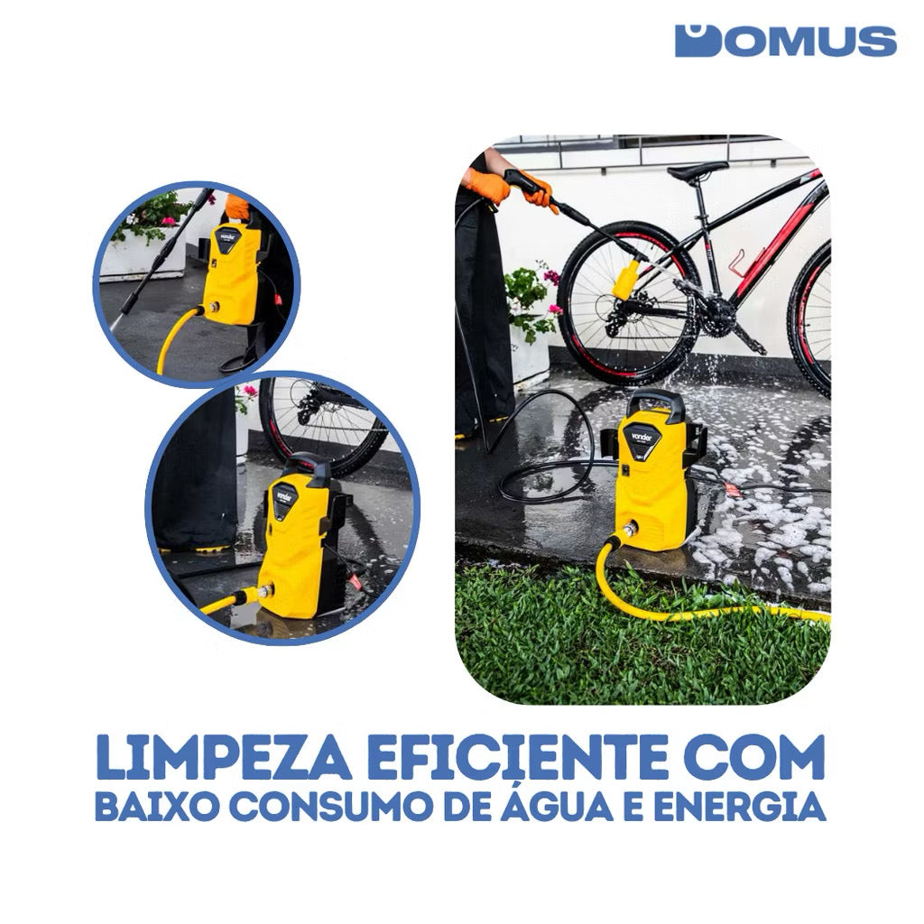 KIT LIMPEZA TOTAL VONDER™ – Lavadora de Alta Pressão + Aspirador de Pó e Líquidos | Garantia Oficina Tools®