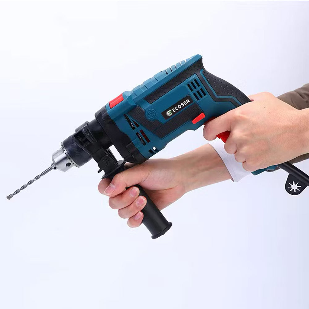 Furadeira Elétrica de Impacto 13mm 900W Auto Reverso – Ecosen