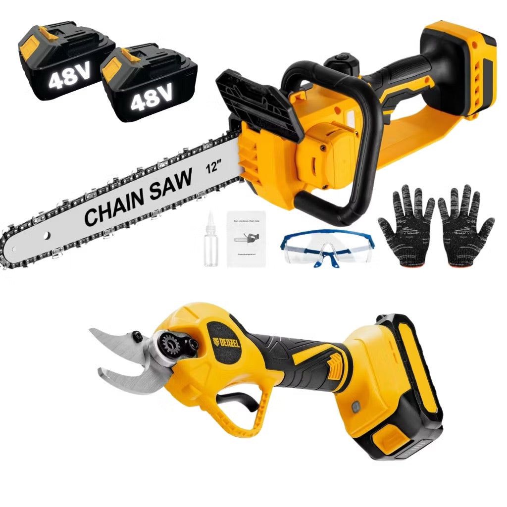 Kit Poda Profissional 48V 2 em 1 | Garantia Oficina Tools®
