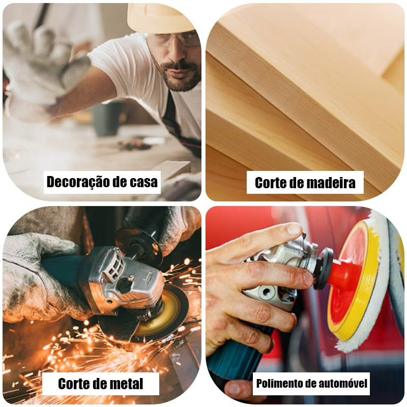 Esmerilhadeira Sem Fio 48V ProCut™ – Kit Completo com 4 Discos 🔧⚡