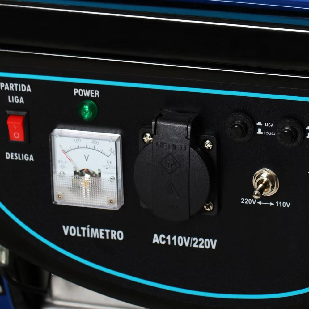 Gerador de Energia Portátil TSSAPER TS1200B 1,2kVA Bivolt 110V/220V