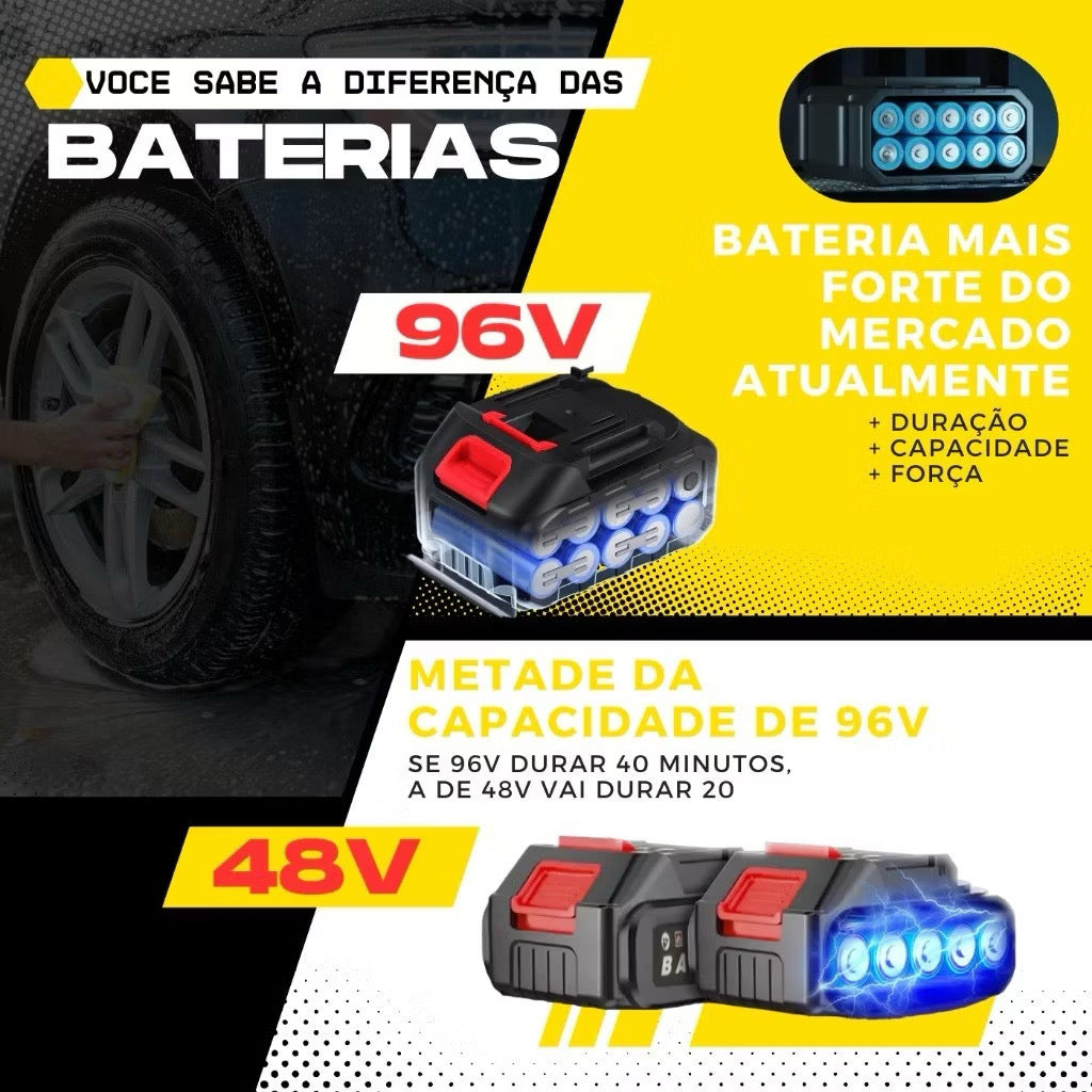 Bateria PowerMax 48V Lithium Pro + Carregador Bivolt