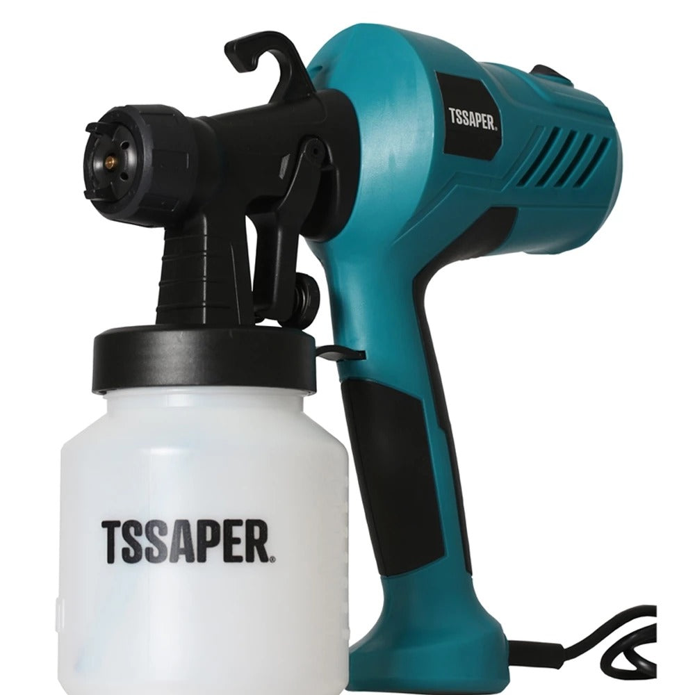 Pistola Elétrica Para Pintura Pulverizador de Tinta com Bico de Metal e Compressor 450w - TSSAPER